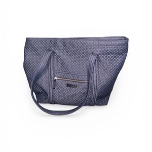 Vera Bradley Elegant Blue Quilted Tote Bag